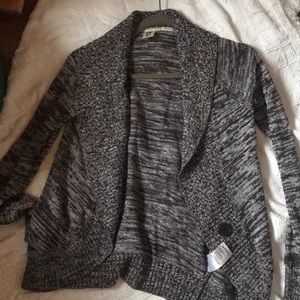 Gray cardigan